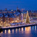 Weihnachtsstimmung Stockholm Skeppsbron